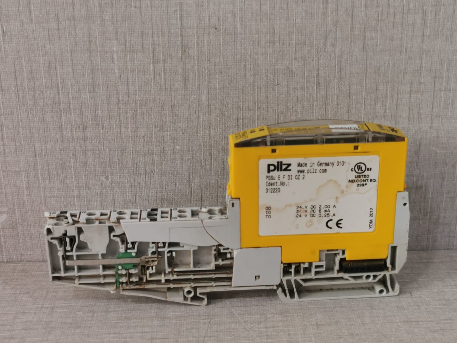 Pilz 312220 PILZ PSSu E F DI OZ 2 SAFETY I/O MODULE 312220 6