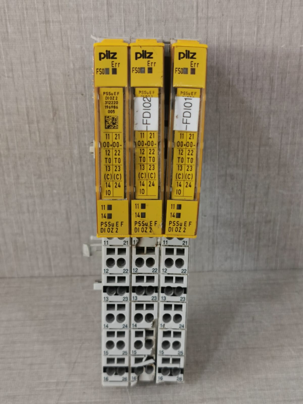 PILZ PSSu E F DI OZ 2 SAFETY I/O MODULE 312220
