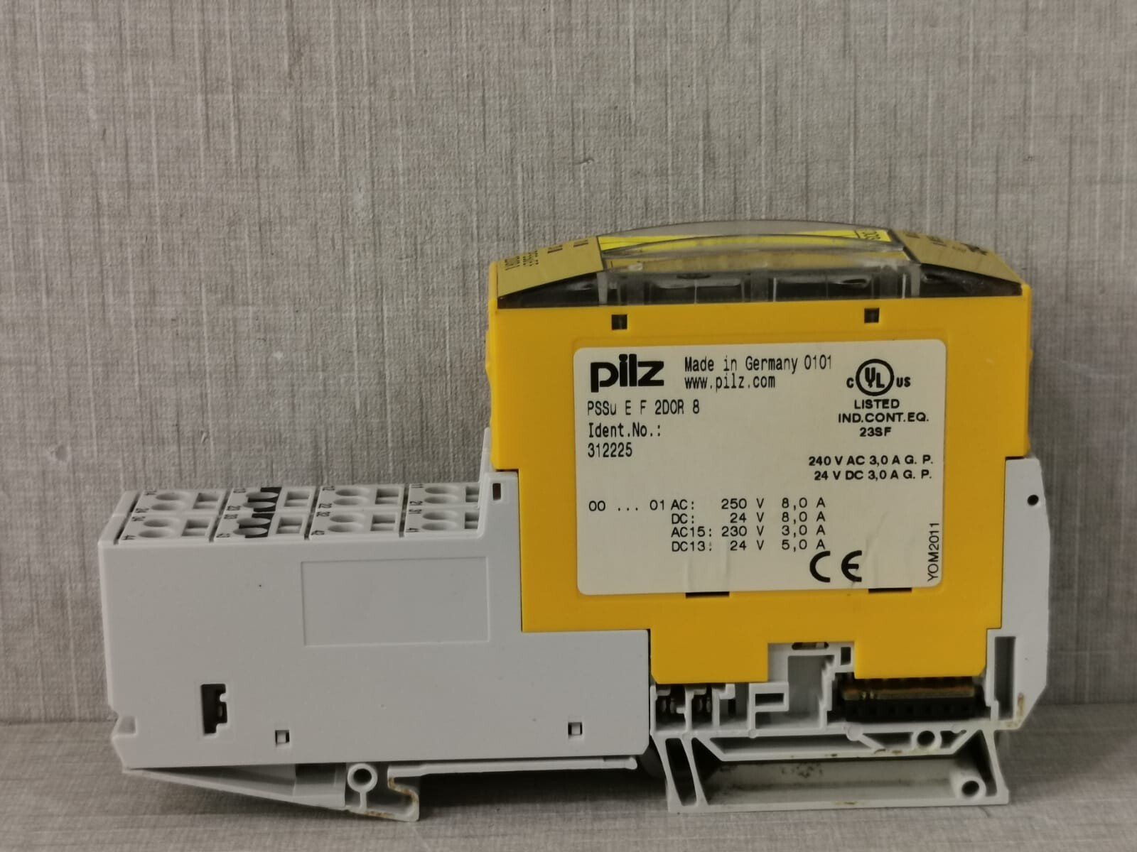 Pilz 312225 PILZ PSSu E F 2DOR 8 SAFETY MODULE 312225 5