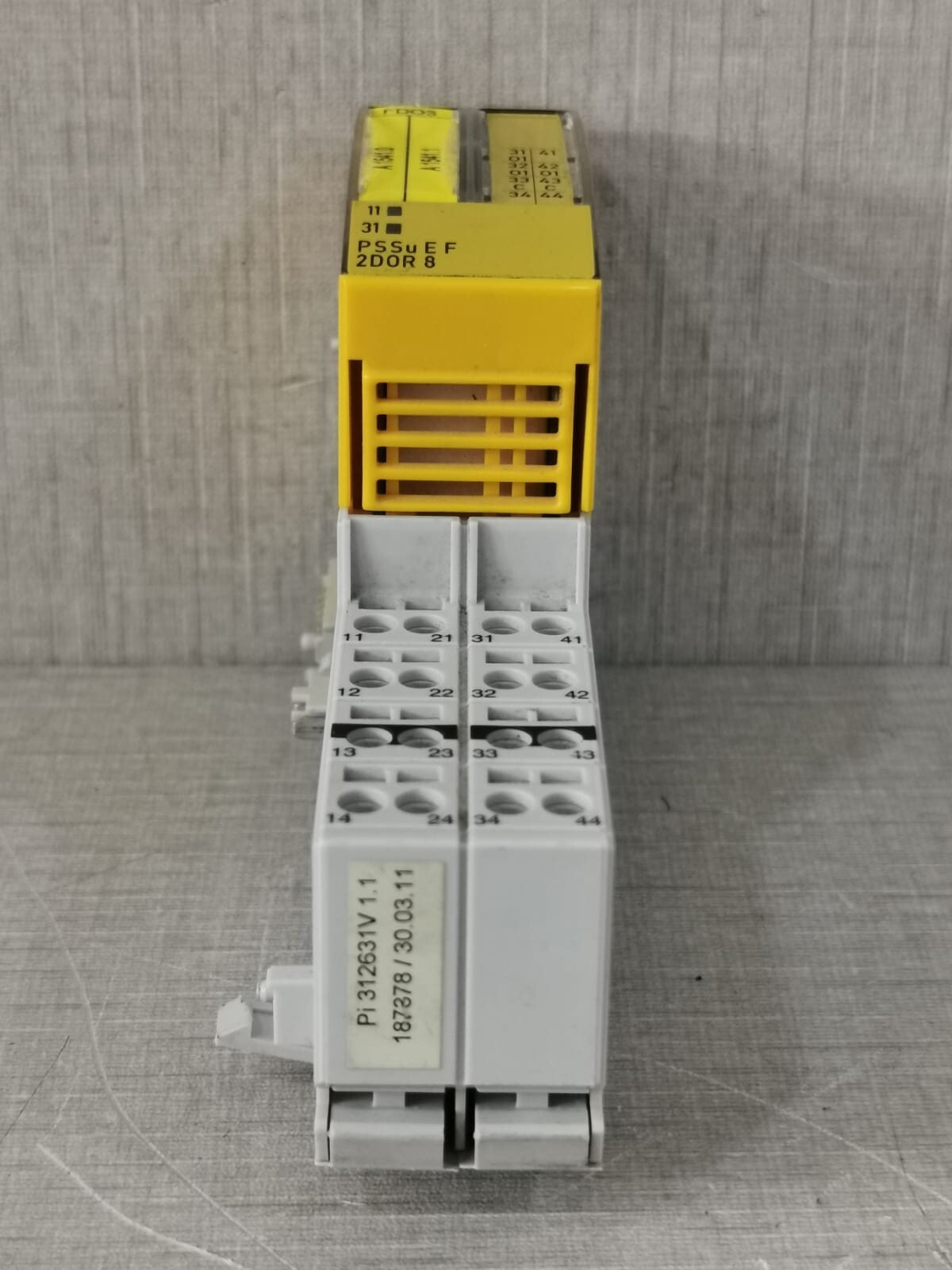 Pilz 312225 PILZ PSSu E F 2DOR 8 SAFETY MODULE 312225 7