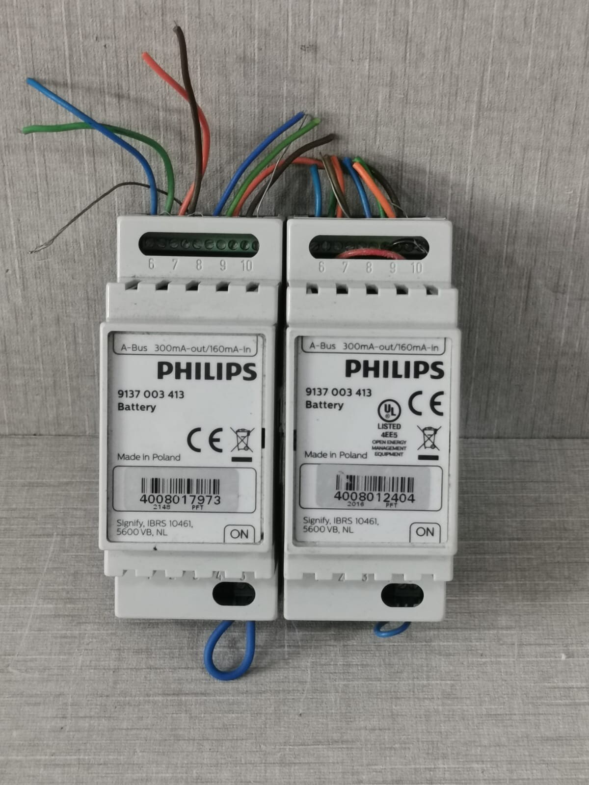 PHILIPS 9137 003 413 BATTERY A-BUS 300mA-OUT/160mA-IN