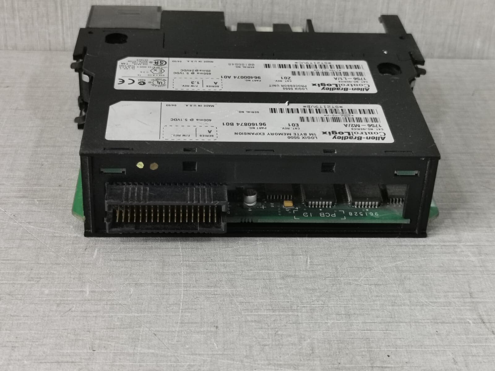 Allen-Bradley 1756-L1/A / 756-M2/A SER.A ALLEN BRADLEY LOGIX 5550 1756-L1/A / 756-M2/A SER.A PROCESSOR UNIT 8