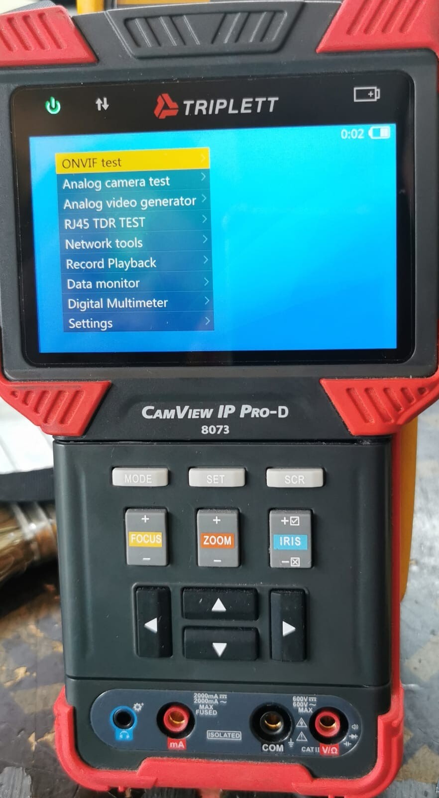 TRIPLETT 8073 CAMVIEW IP PRO-D TRIPLETT 8073 CAMVIEW IP PRO-D IP AND ANALOG SECURITY CAMERA TESTER 3