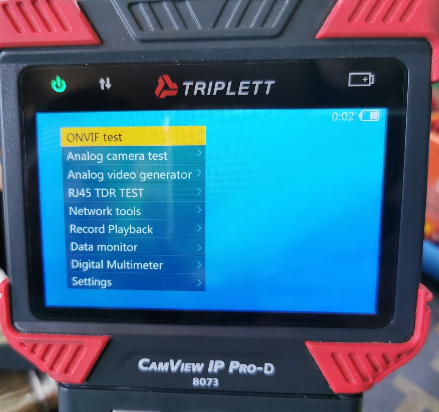 TRIPLETT 8073 CAMVIEW IP PRO-D TRIPLETT 8073 CAMVIEW IP PRO-D IP AND ANALOG SECURITY CAMERA TESTER 4