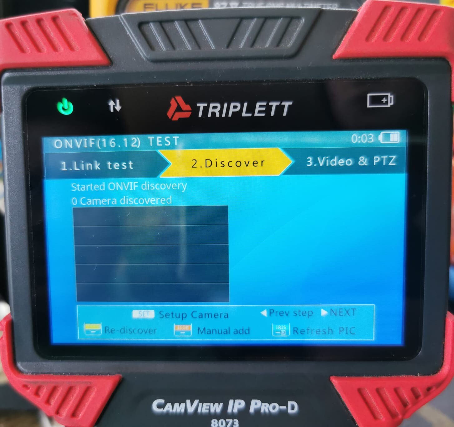 TRIPLETT 8073 CAMVIEW IP PRO-D TRIPLETT 8073 CAMVIEW IP PRO-D IP AND ANALOG SECURITY CAMERA TESTER 5