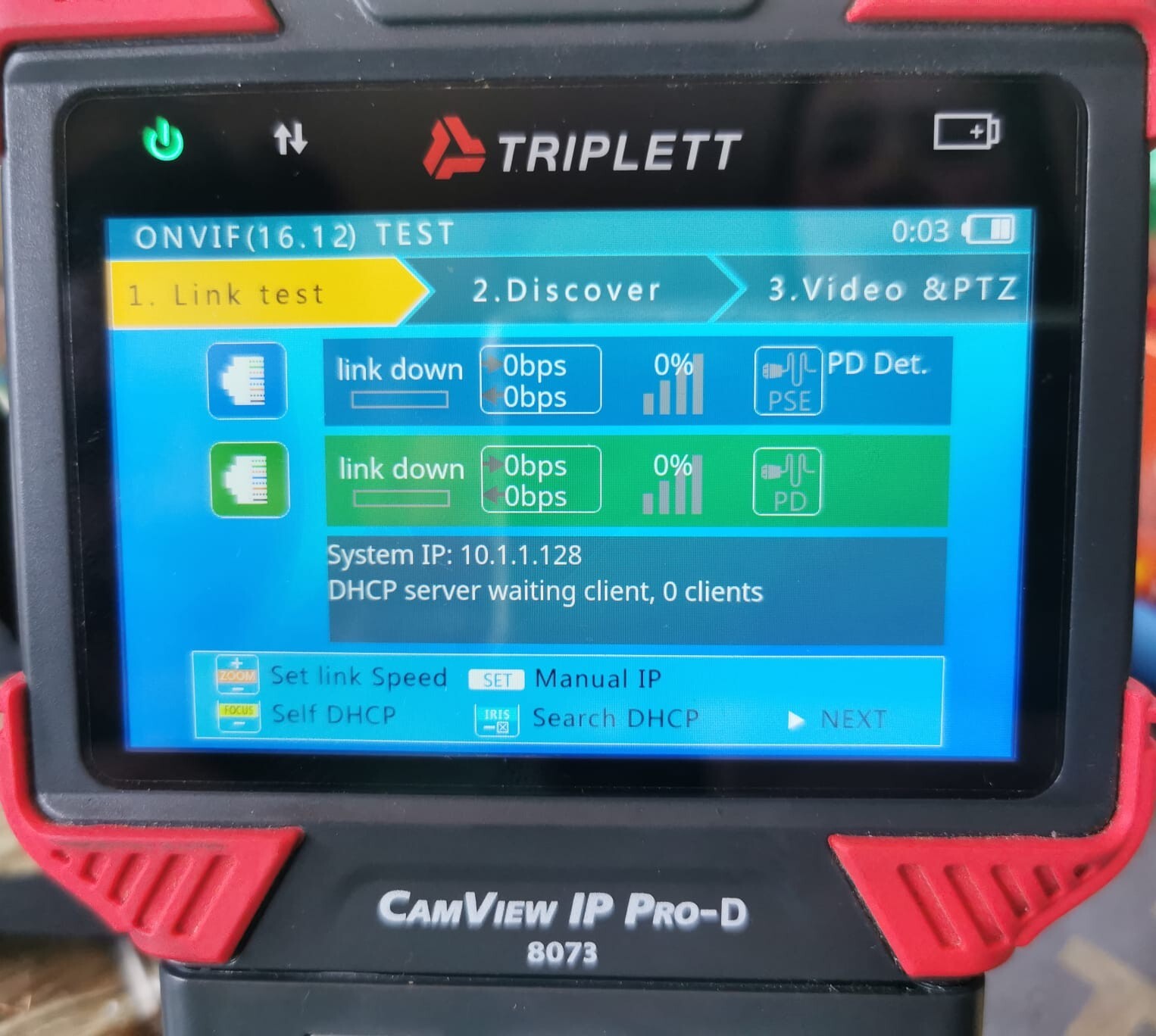 TRIPLETT 8073 CAMVIEW IP PRO-D TRIPLETT 8073 CAMVIEW IP PRO-D IP AND ANALOG SECURITY CAMERA TESTER 6