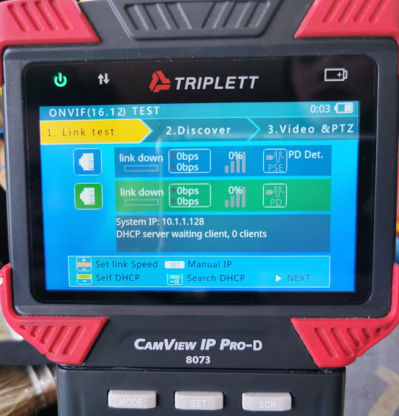 TRIPLETT 8073 CAMVIEW IP PRO-D TRIPLETT 8073 CAMVIEW IP PRO-D IP AND ANALOG SECURITY CAMERA TESTER 7