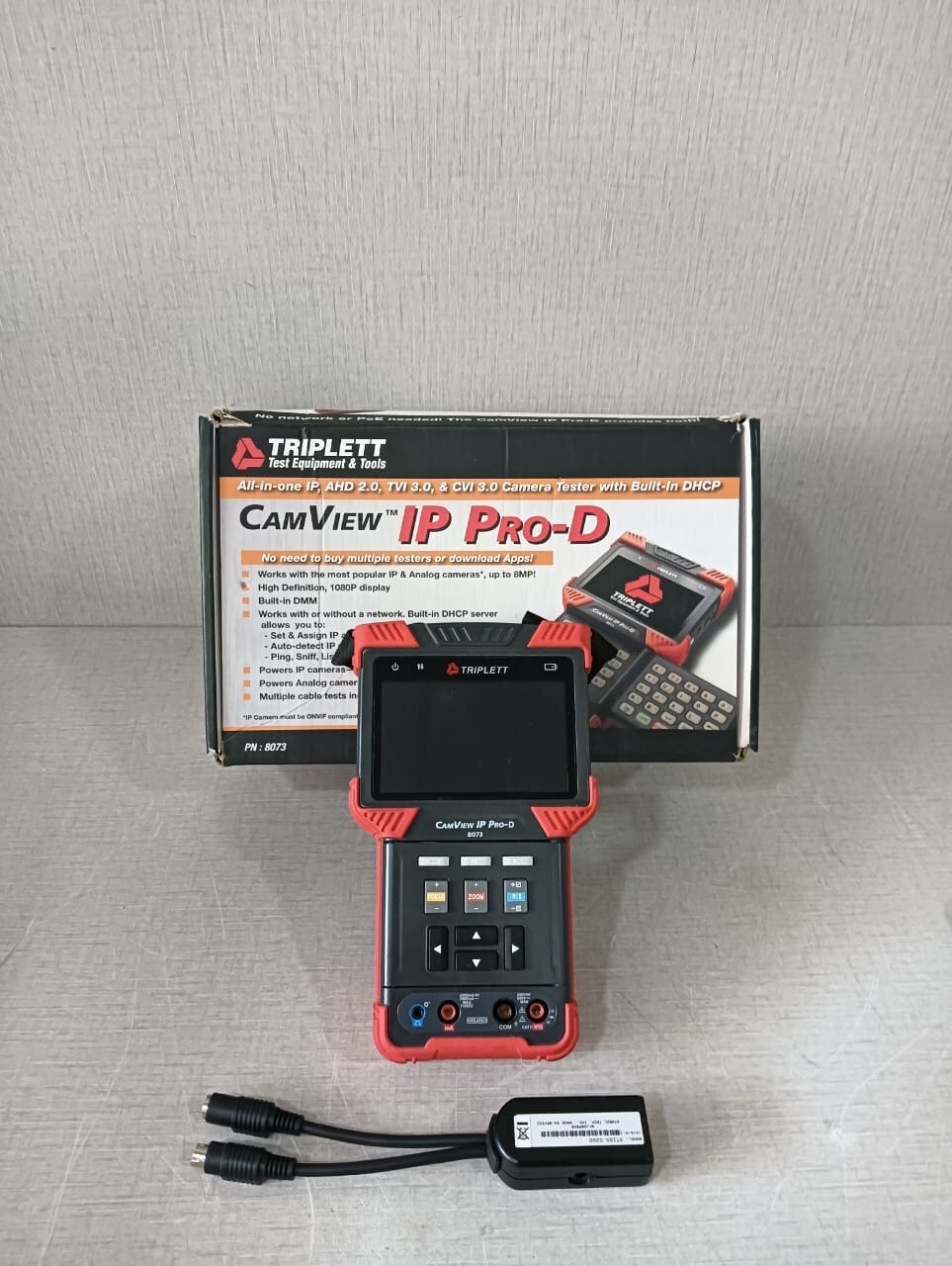 TRIPLETT 8073 CAMVIEW IP PRO-D IP AND ANALOG SECURITY CAMERA TESTER