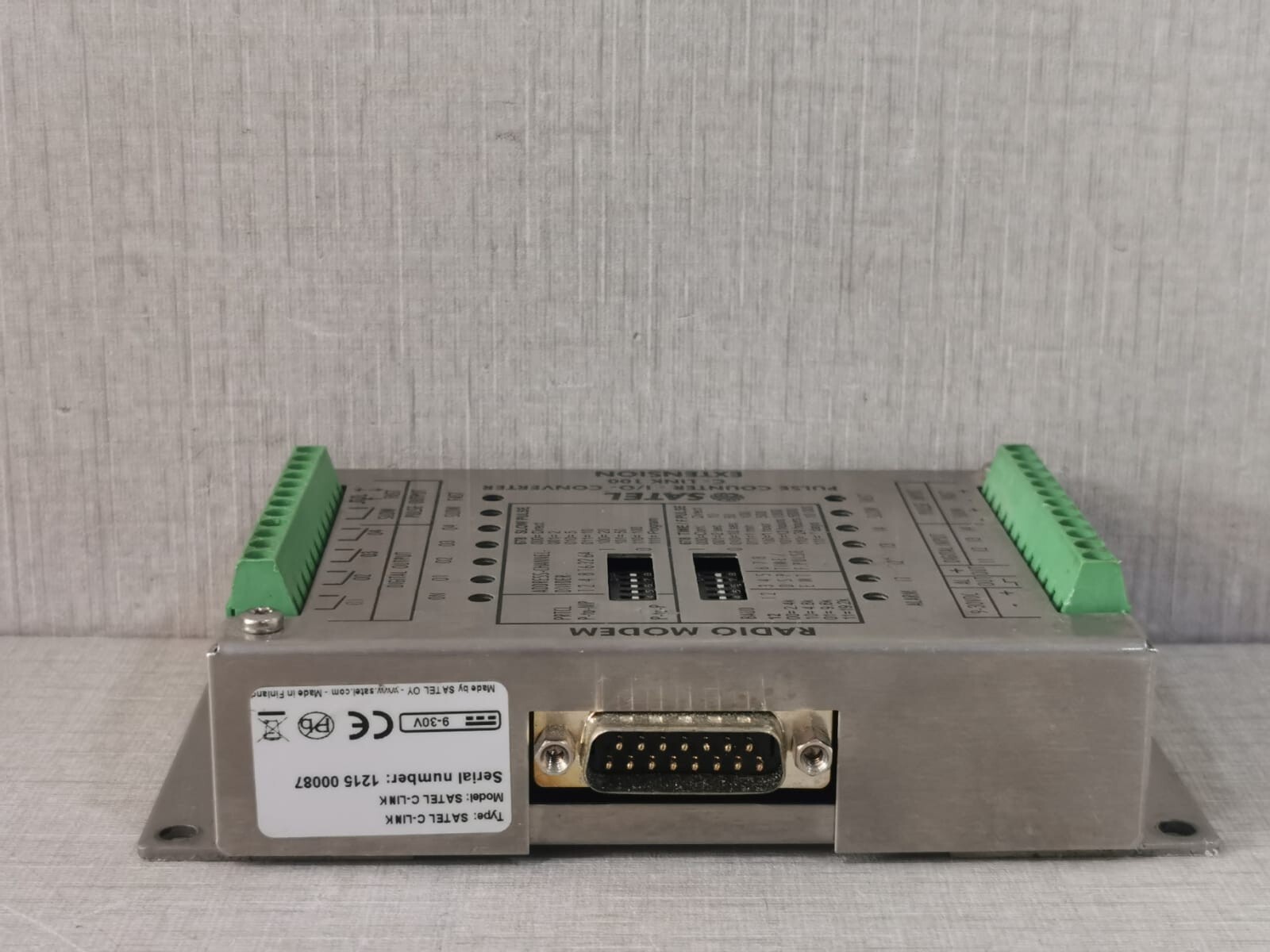 SATEL C-LINK 100 SATEL C-LINK 100 EXTENSION RADIO MODEM PULSE COUNTER-I/O CONVERTER 5