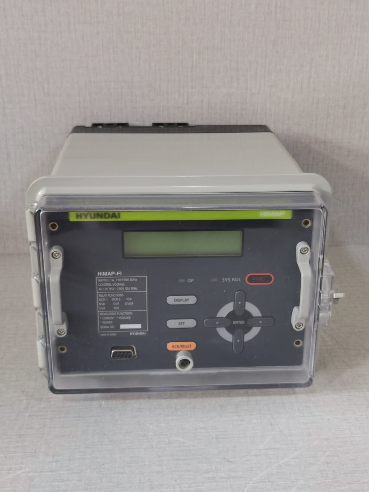 Hyundai HIMAP-FI Hyundai HiMAP-FI Intelligent Measuring and Protection Device 1A 4
