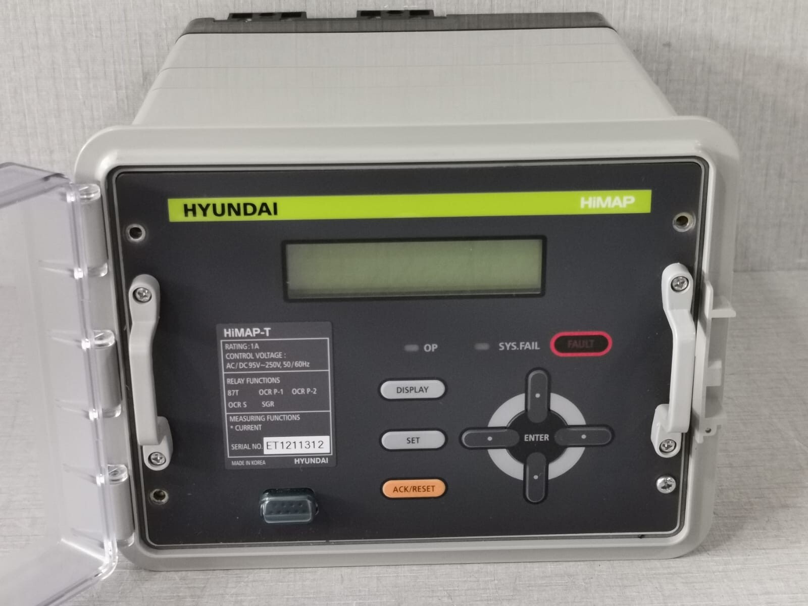 Hyundai HiMAP-T HYUNDAI HiMAP-T INTELLIGENT MEASURING & PROTECTION DEVICE (1A) 3