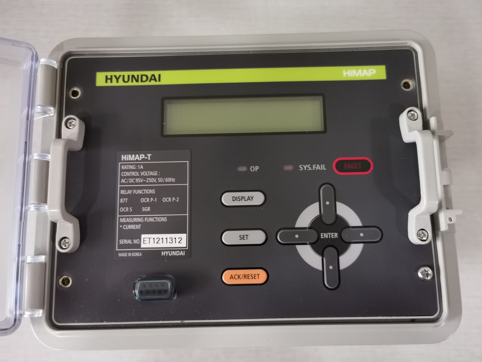 Hyundai HiMAP-T HYUNDAI HiMAP-T INTELLIGENT MEASURING & PROTECTION DEVICE (1A) 7