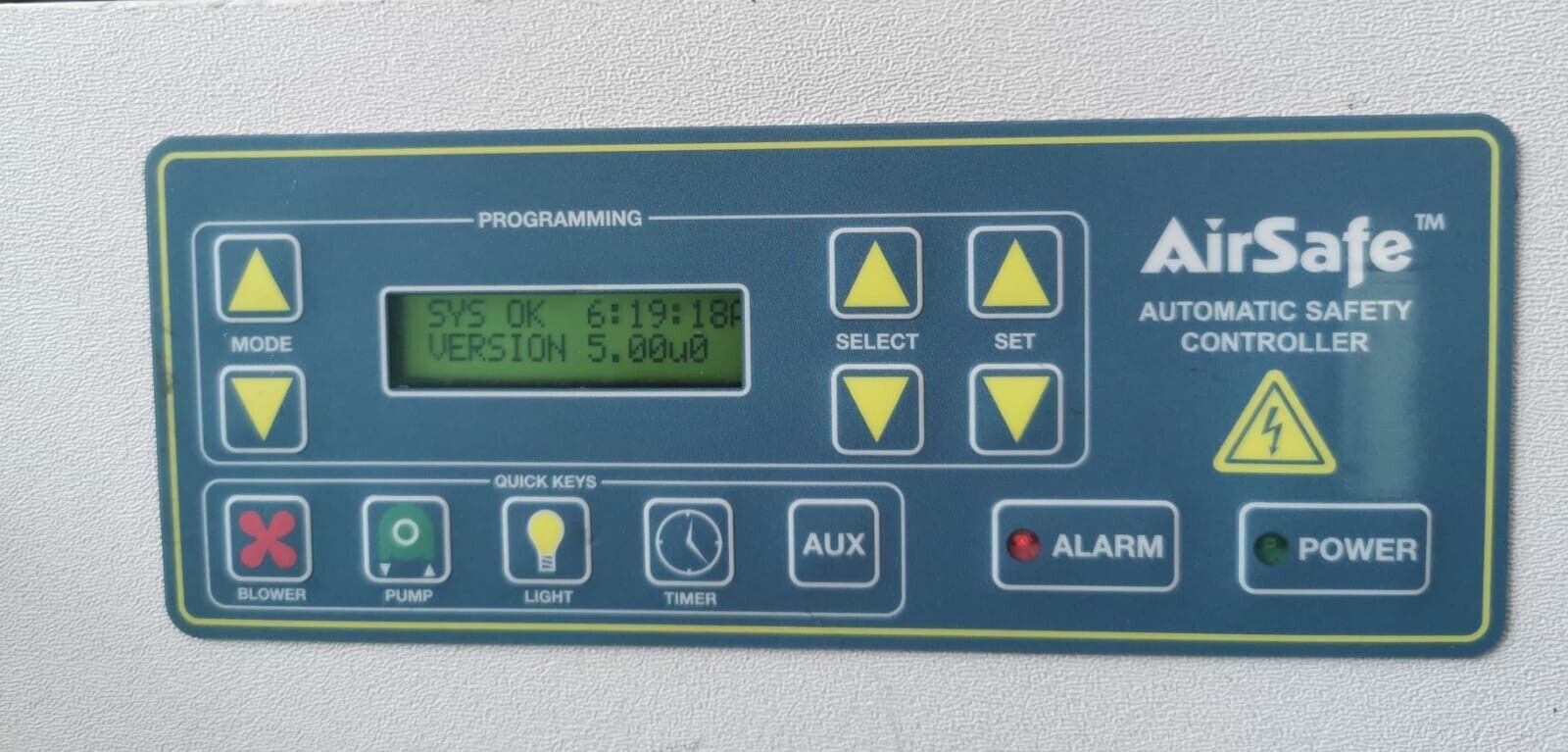 AirClean UNKNOWN AirClean AirSafe Automatic Safety Controller ONLY 4