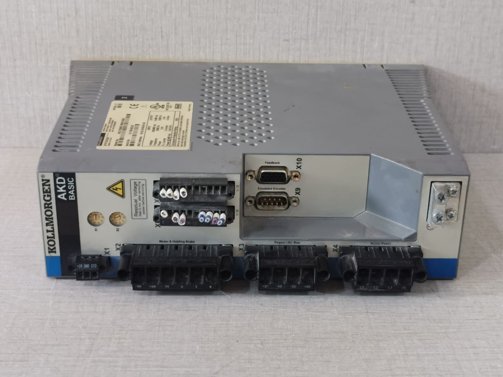 Kollmorgen AKD-T00607-NBAN-0000 KOLLMORGEN AKD-T00607-NBAN-0000 AKD BASIC SERVO DRIVE 400/480VAC 8