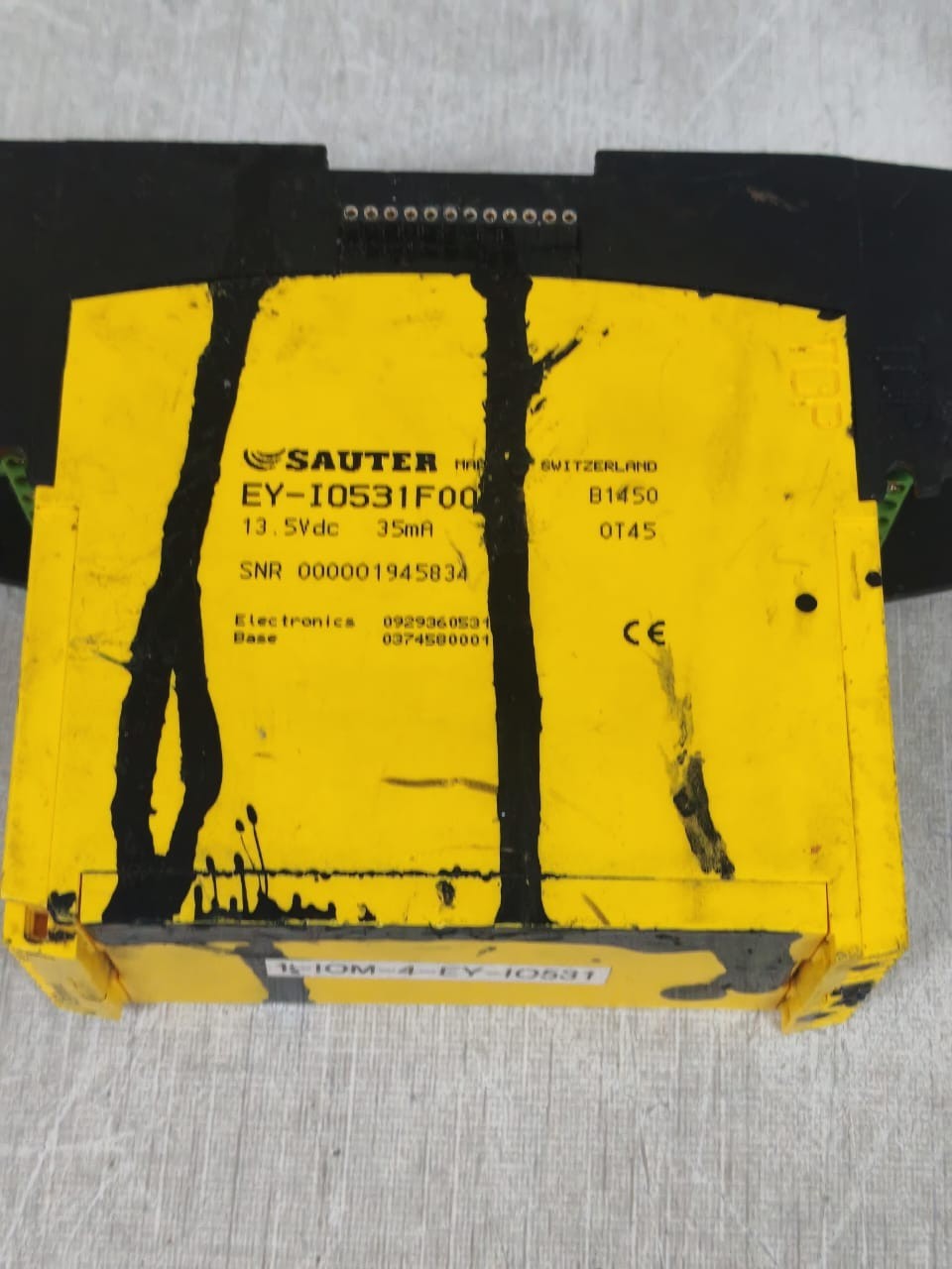 SAUTER EY-IO531F001 SAUTER EY-IO531F001 I/O MODULE 13.5VDC 5
