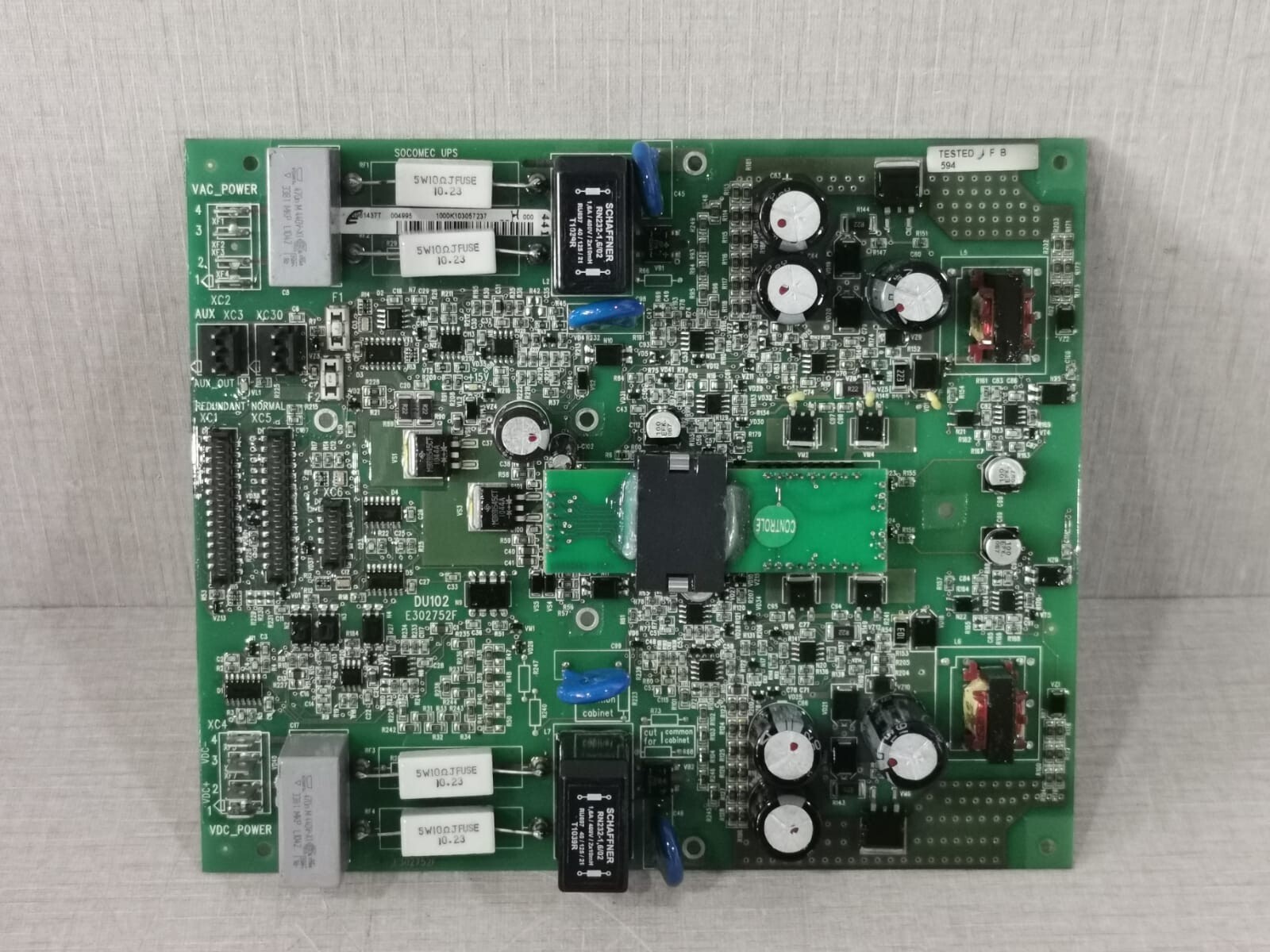 SOCOMEC DU102 E302752F UPS Panel PCB Board