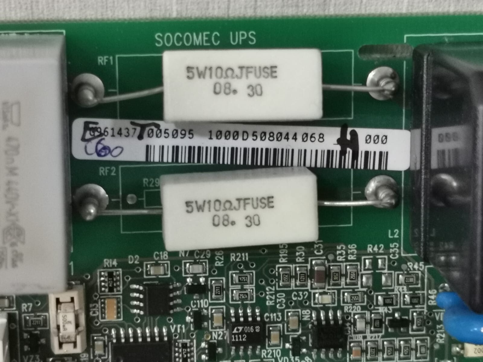 SOCOMEC DU102 E302752F SOCOMEC DU102 E302752F UPS Panel PCB Board 3