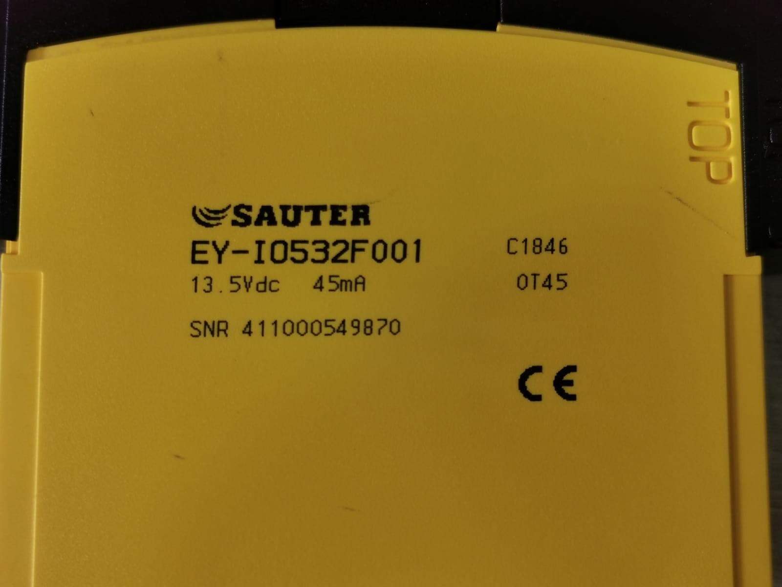 SAUTER EY-IO532F001 SAUTER EY-IO532F001 I/O MODULE UNIVERSAL INPUT 3