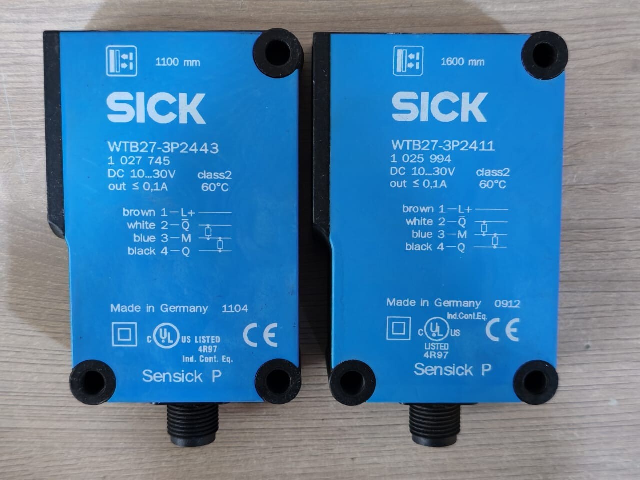 SICK 1027745 AND 1025994 SICK 1027745 AND 1025994 WTB27 3P2411 And WTB27 3P2443 Photoelectric Sensor Switch 3