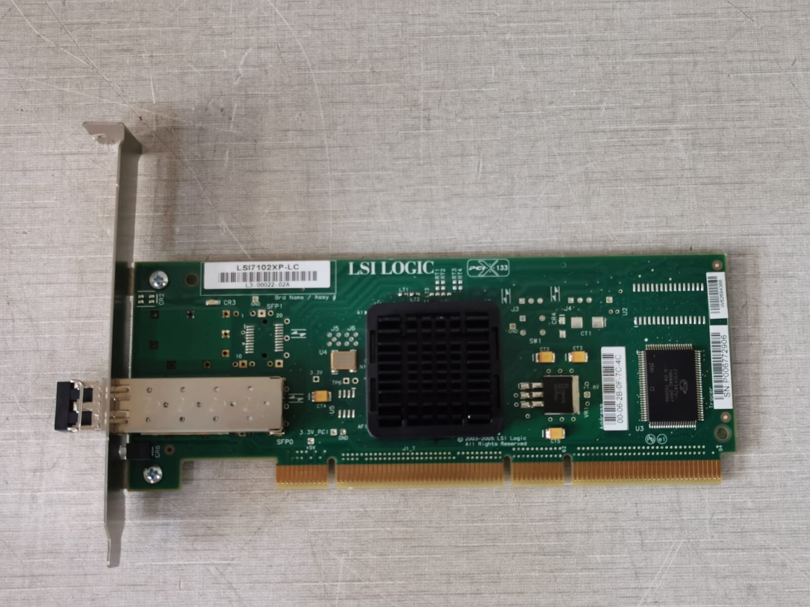LSI Logic LSI7102XP-LC LSI Logic LSI7102XP-LC Host Adapter L3-00022-02A PCB BOARD 5