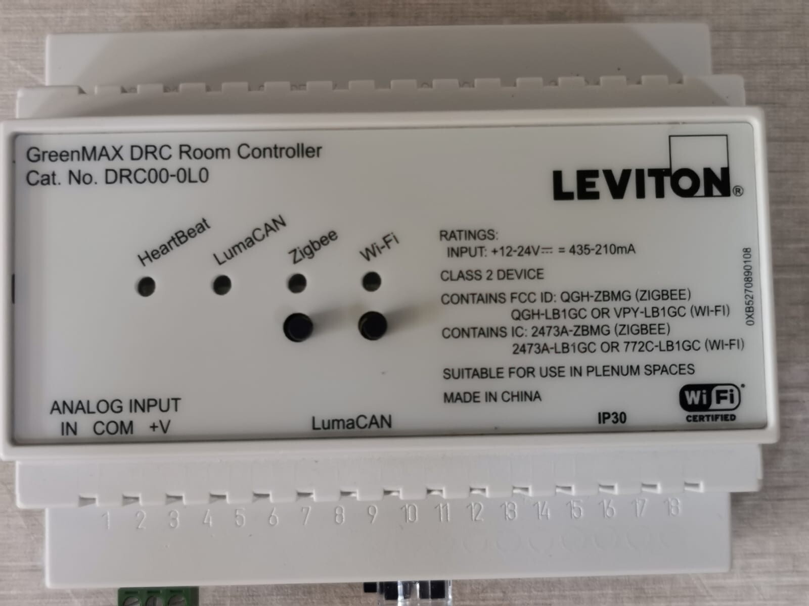 Leviton DRC00-0L0 Leviton DRC00-0L0 GreenMAX DRC Room Controller 3