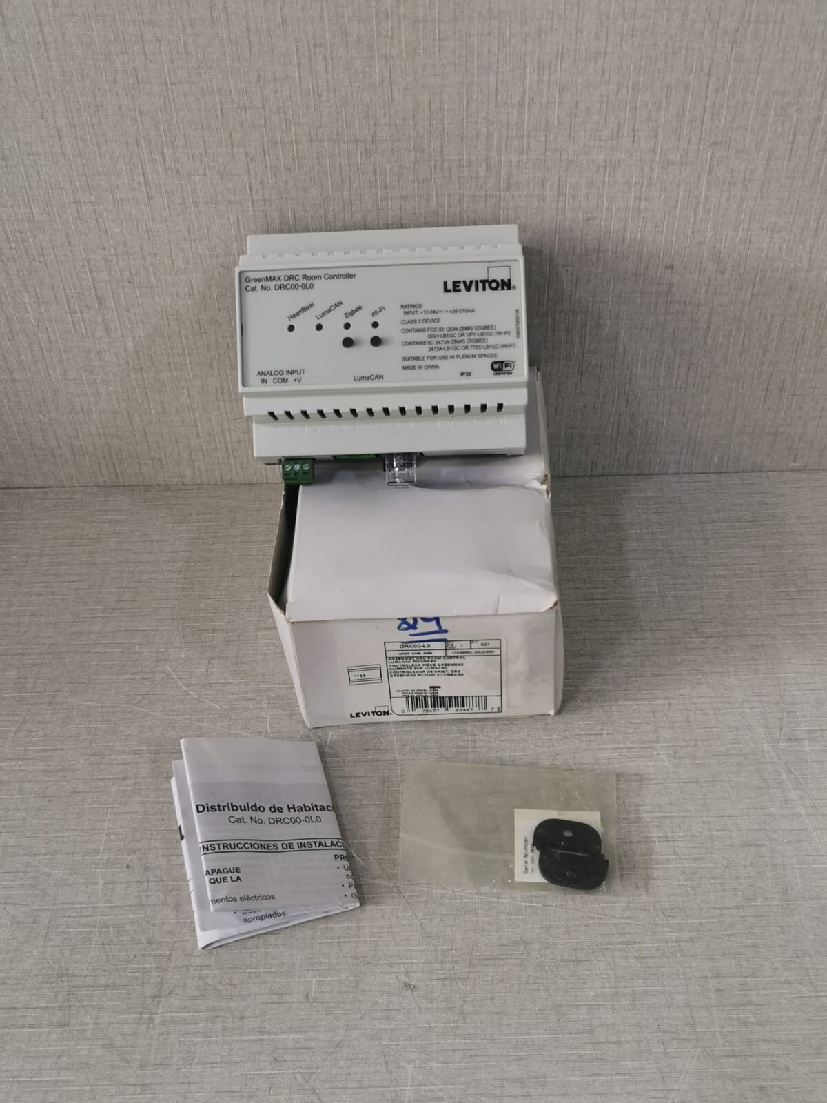 Leviton DRC00-0L0 GreenMAX DRC Room Controller