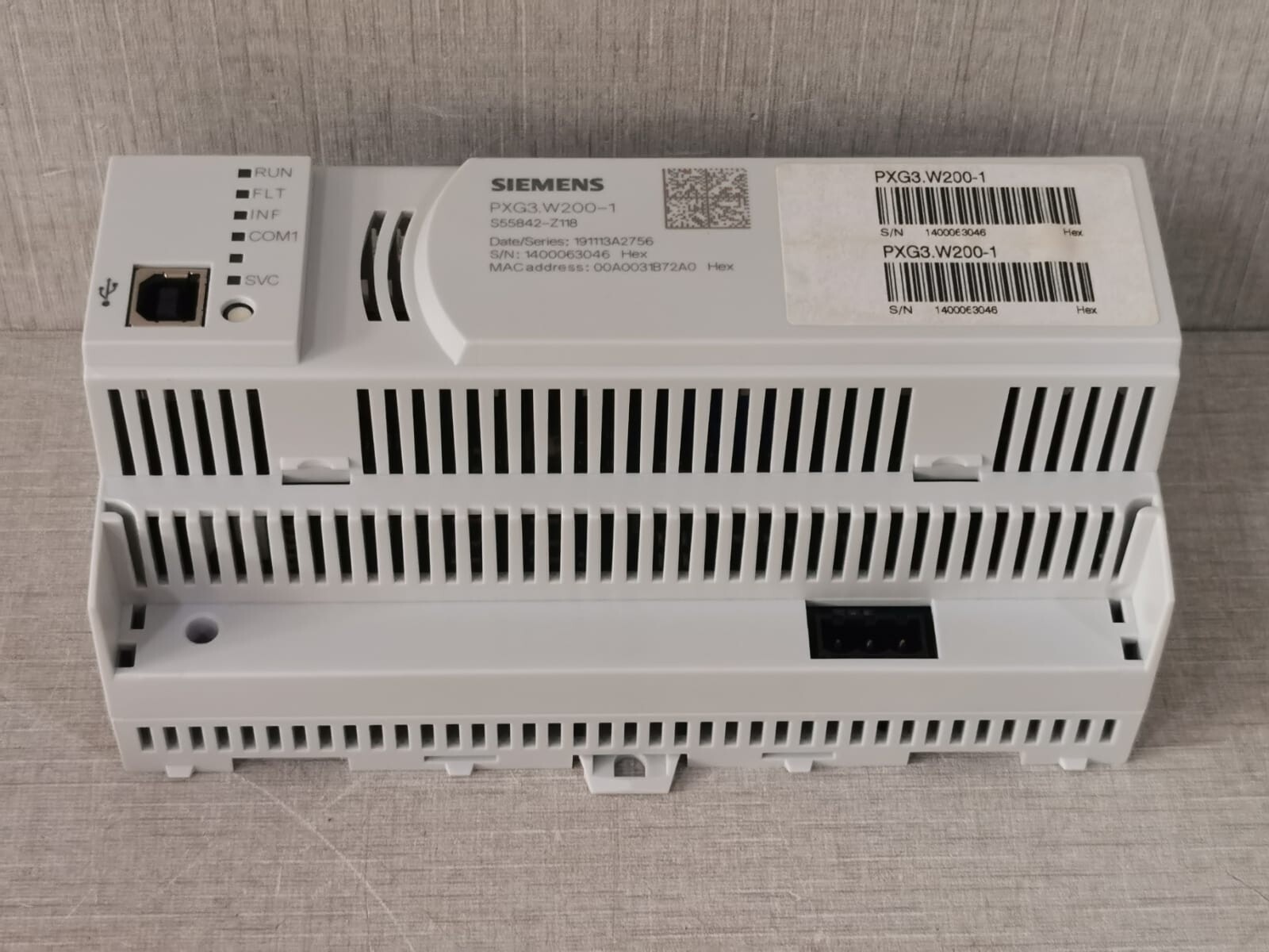 Siemens PXG3.W200-1 SIEMENS PXG3.W200-1 BACnet/IP Interface Module 6
