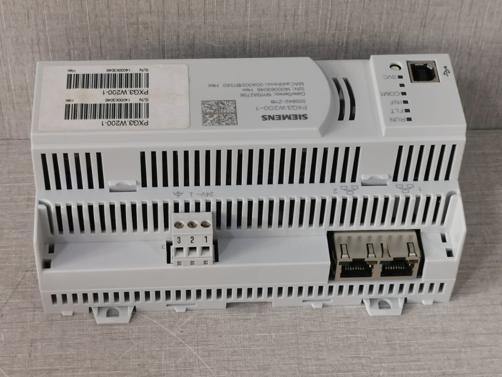 Siemens PXG3.W200-1 SIEMENS PXG3.W200-1 BACnet/IP Interface Module 7
