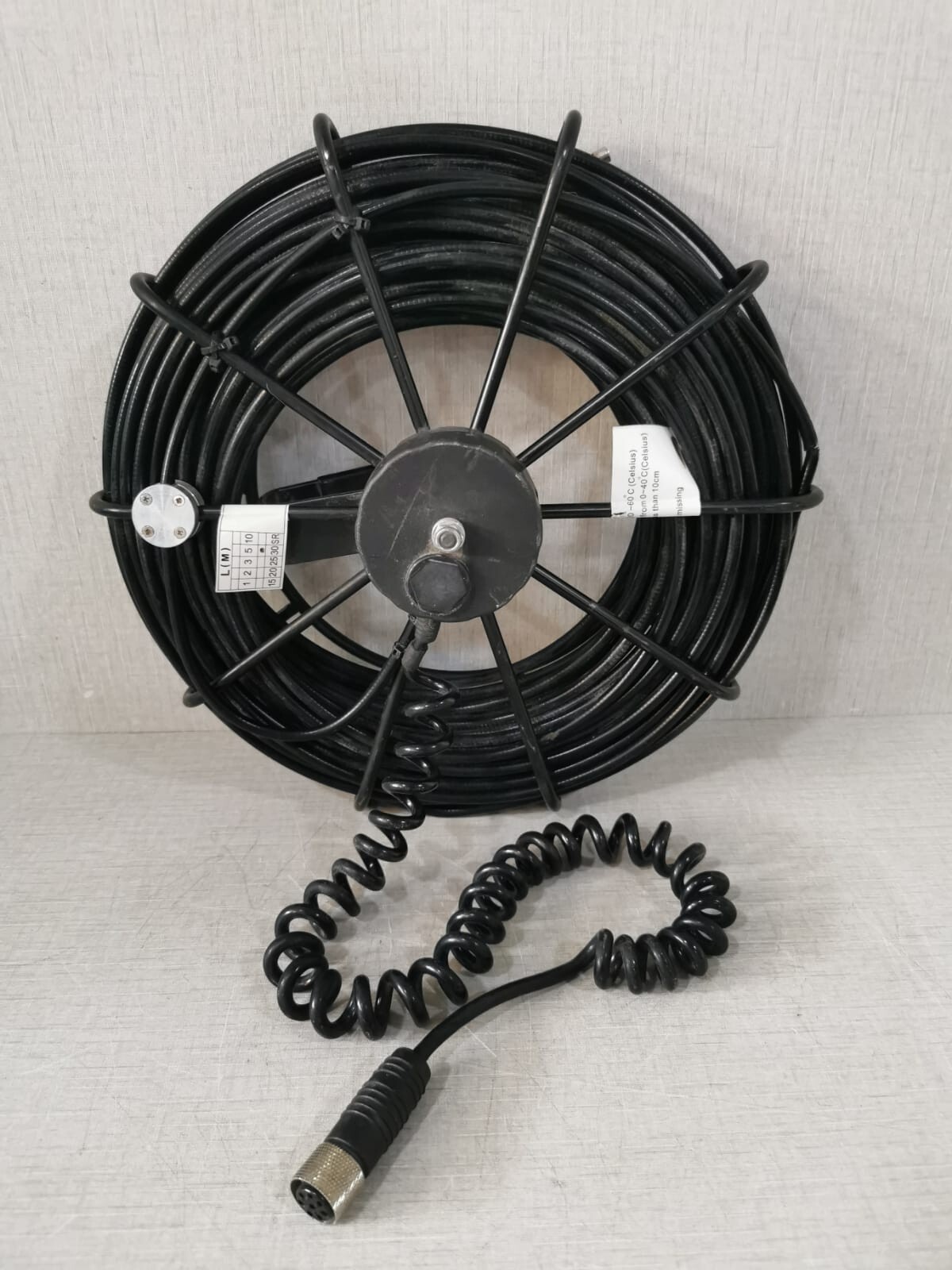 INSPECTION CAMERA PROBE WITH 30M CABLE- WITH DAMAGED CABLE