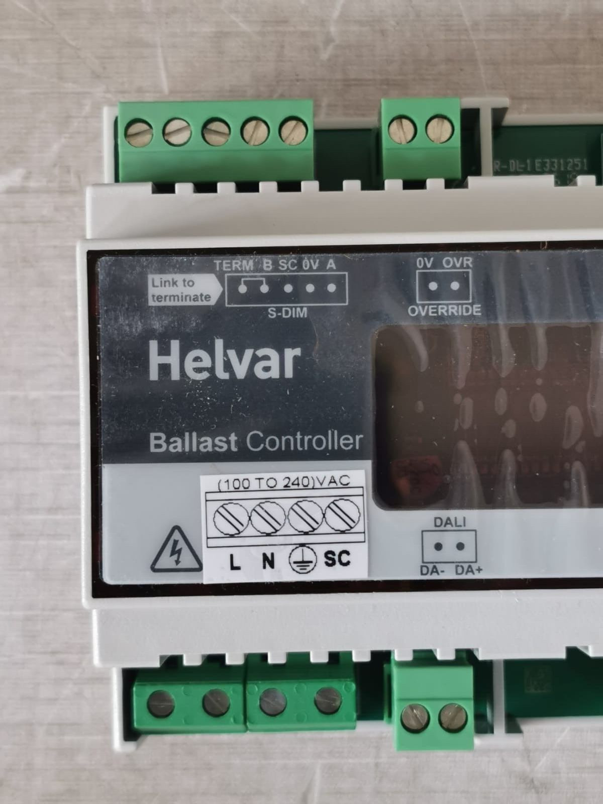 HELVAR HELVAR 474 HELVAR 474 BALLAST CONTROLLER S/W V1.60 REV.8 | 100-240VAC, 64A, 45-65Hz 3