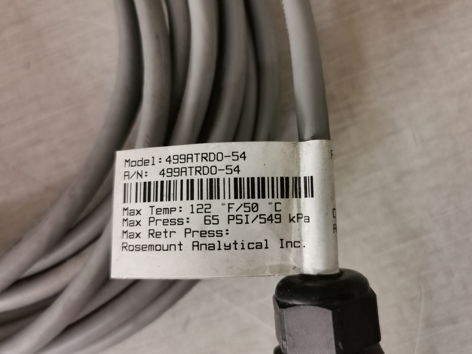 Rosemount 499ATRD0-54 ROSEMOUNT ANALYTICAL 499ATRD0-54 ANALYSSER SENSOR 5