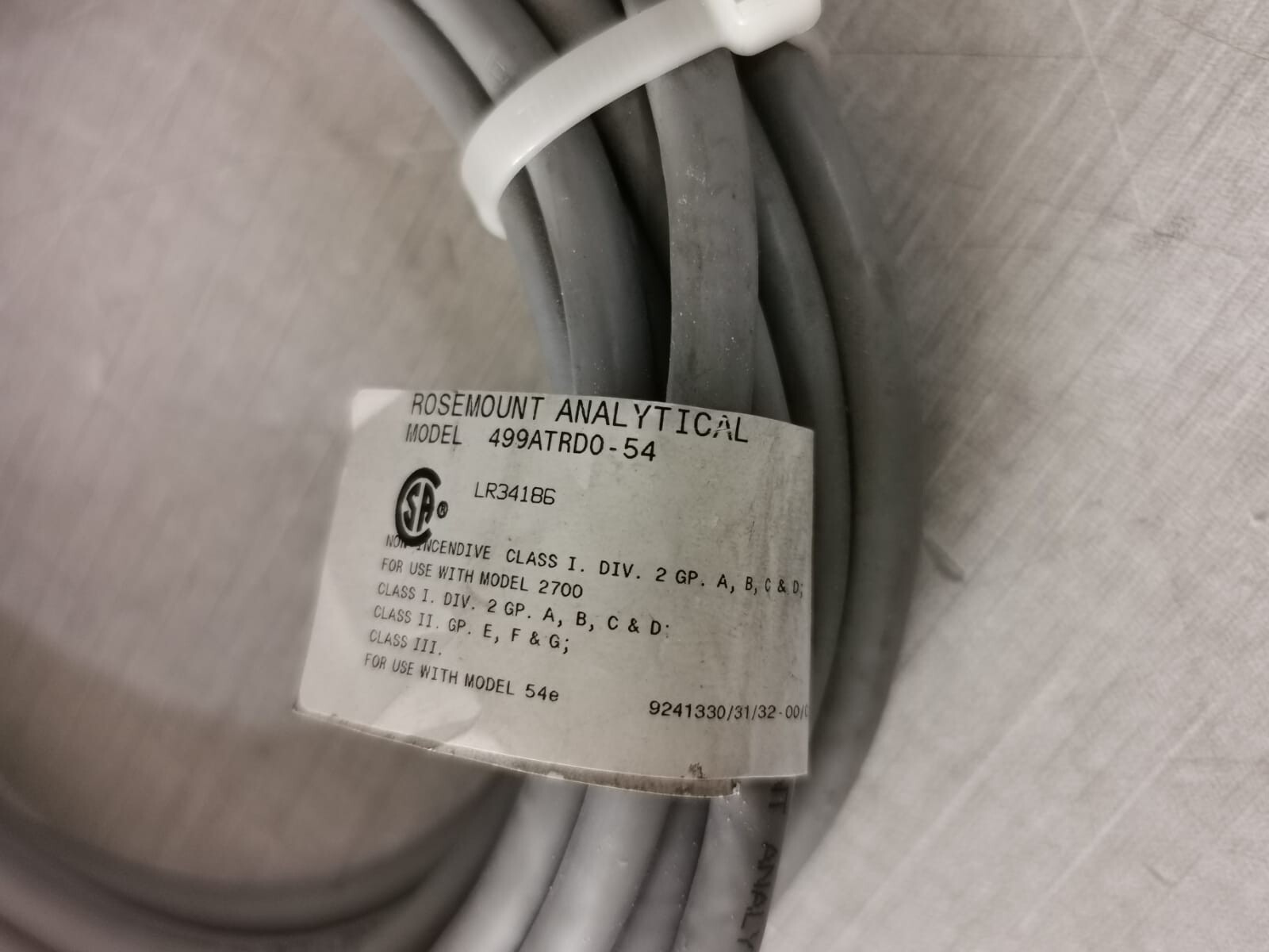 Rosemount 499ATRD0-54 ROSEMOUNT ANALYTICAL 499ATRD0-54 ANALYSSER SENSOR 7