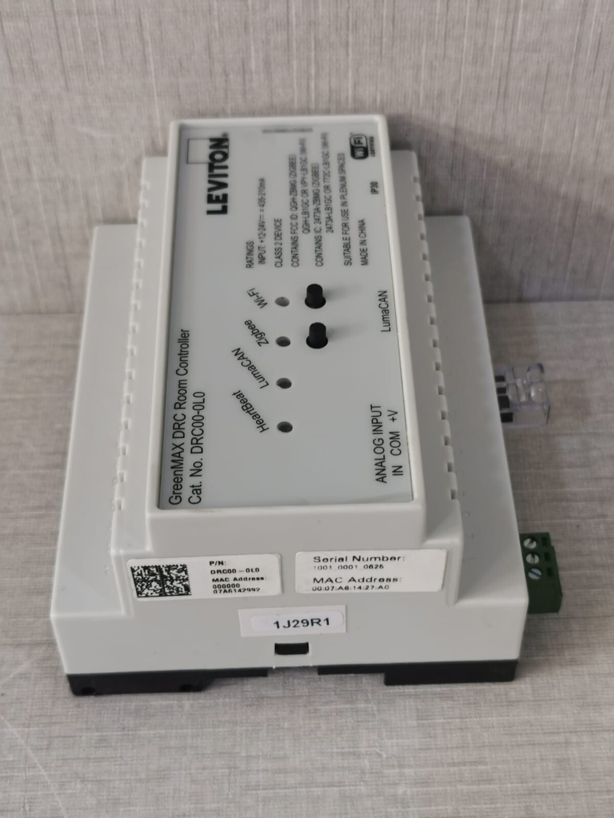 Leviton DRC00-0L0 Leviton DRC00-0L0 GreenMAX DRC Room Controller 4