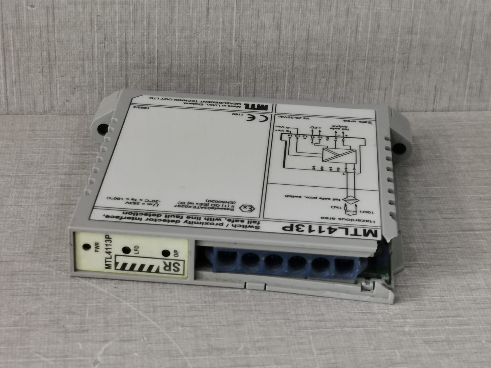 MTL MTL4113P MTL MEASUREMENT MTL4113P SWITCH / PROXIMITY DETECTOR INTERFACE 4