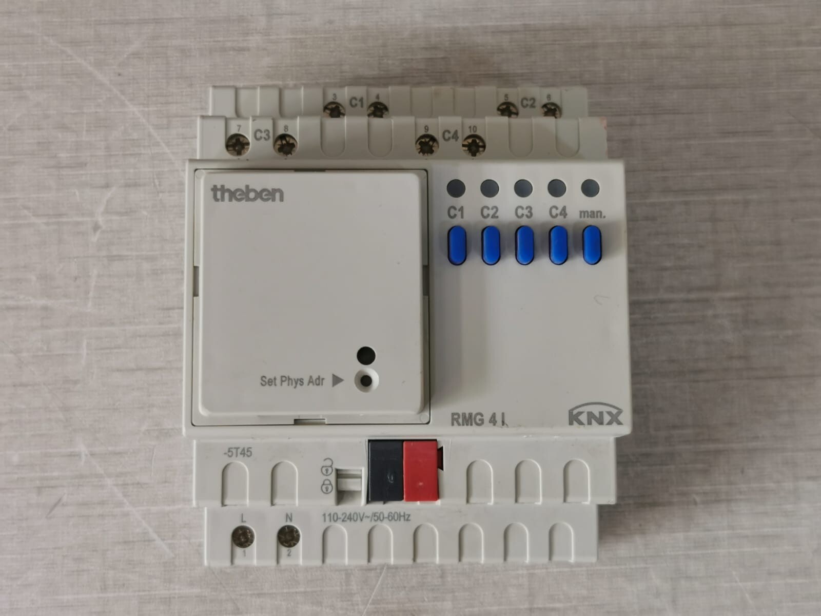THEBEN 4-CHANNEL Theben RMG 4 I KNX Actuator Relay 4930210, 4 Channel 2