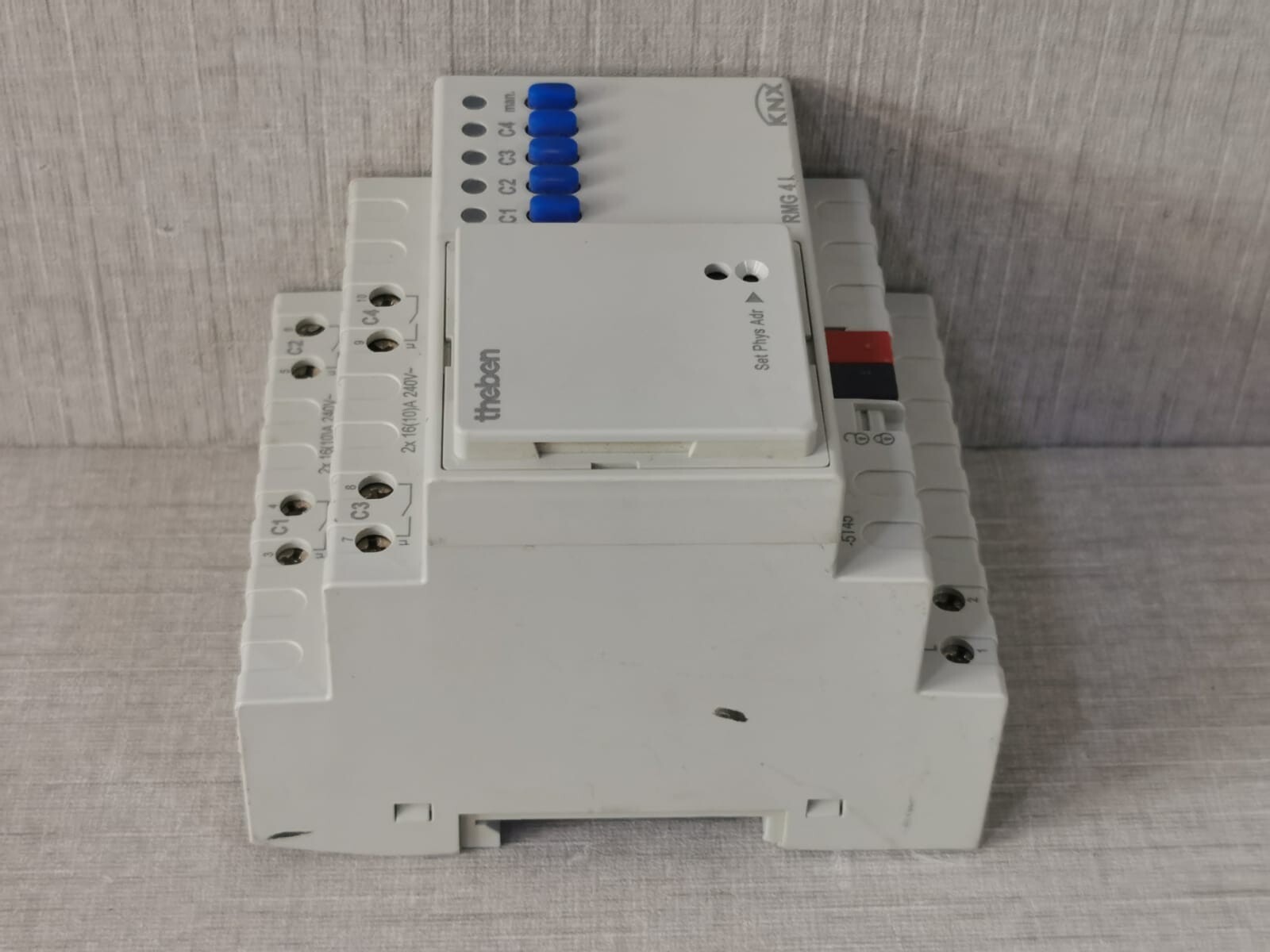 THEBEN 4-CHANNEL Theben RMG 4 I KNX Actuator Relay 4930210, 4 Channel 5