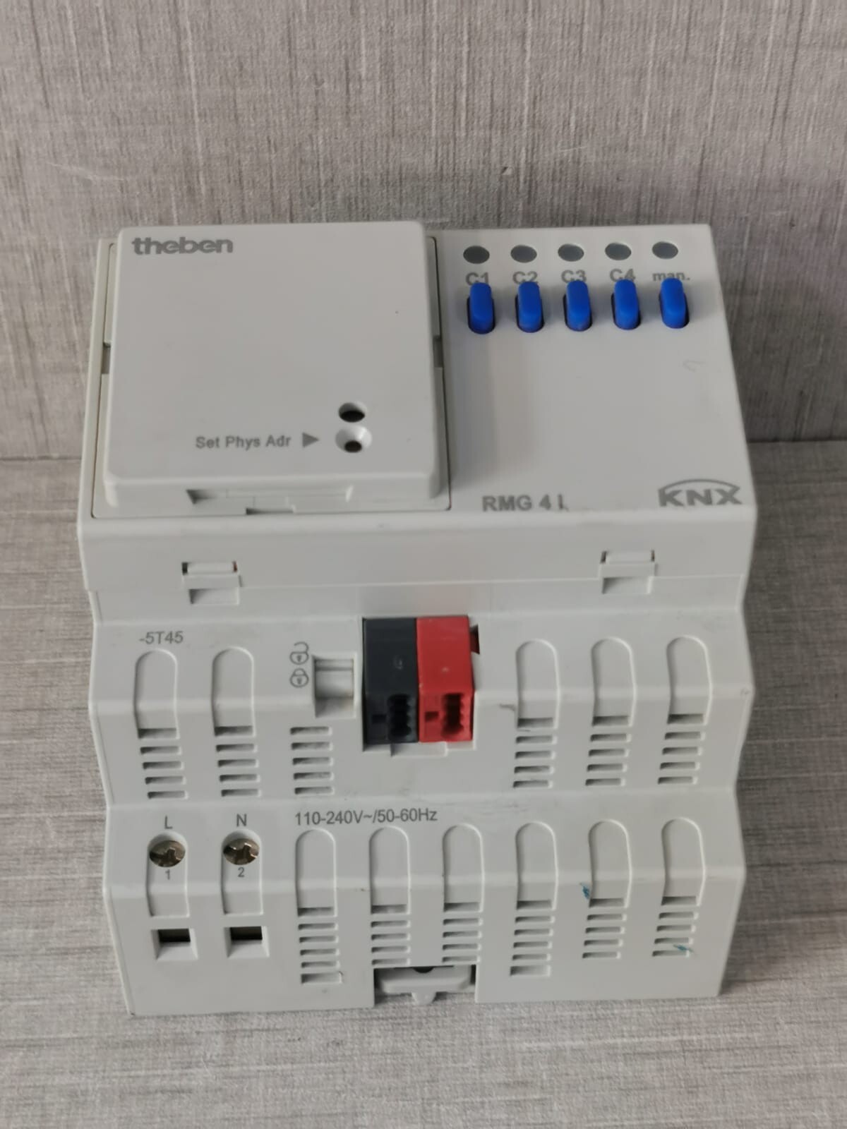 THEBEN 4-CHANNEL Theben RMG 4 I KNX Actuator Relay 4930210, 4 Channel 6
