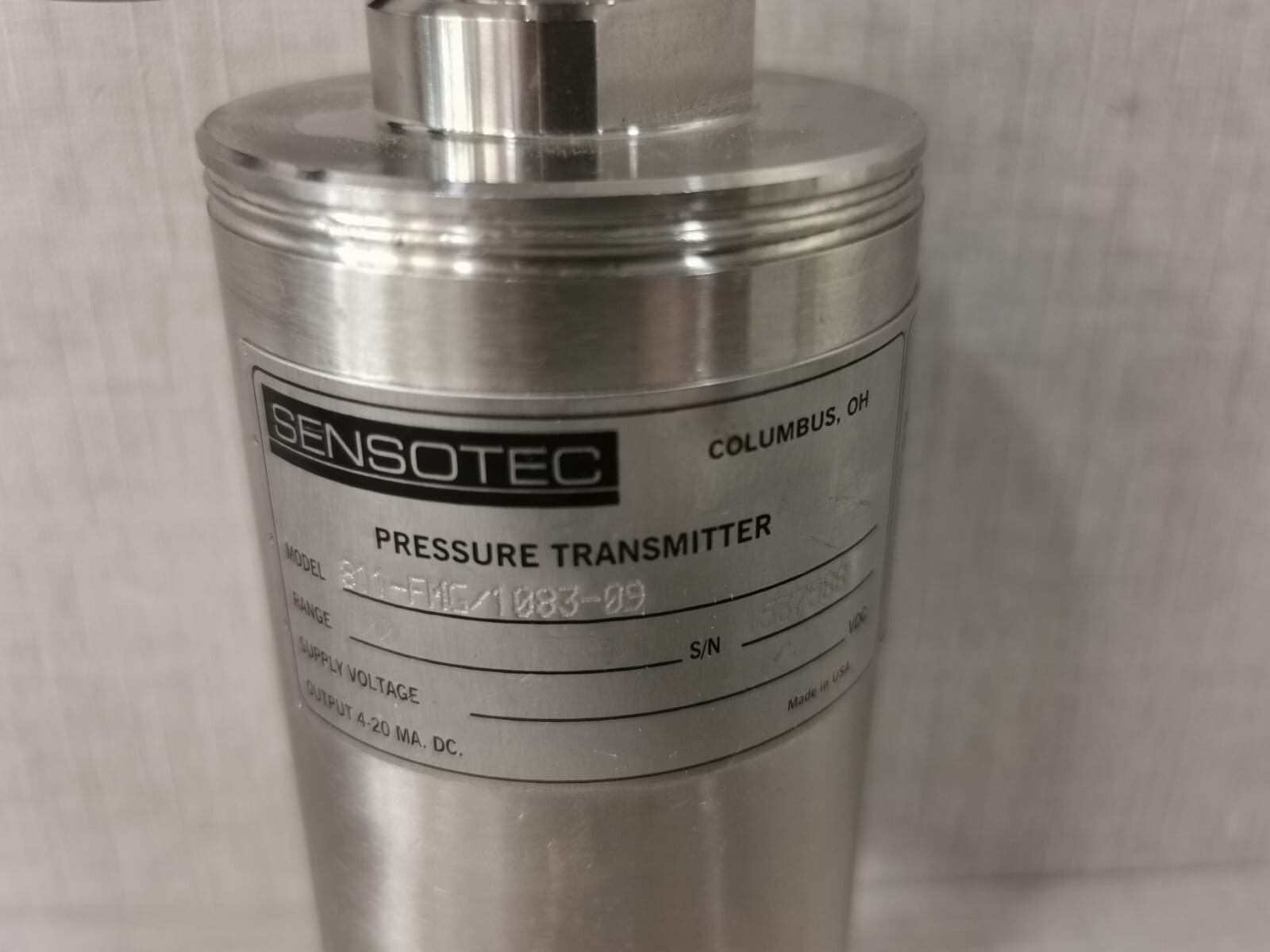 SENSOTEC 811-FMG/1083-09 SENSOTEC 811-FMG/1083-09 PRESSURE TRANSMITTER 2