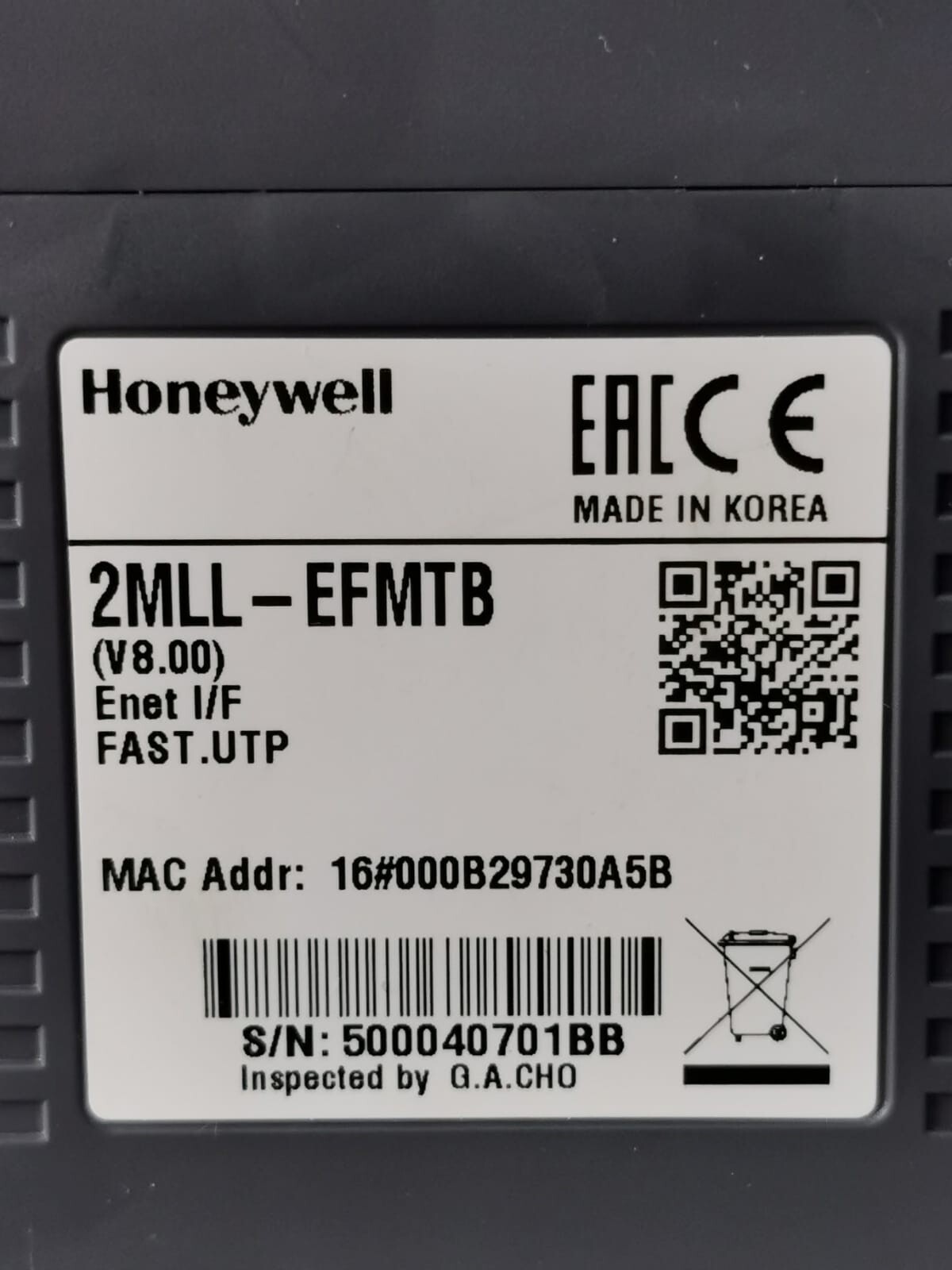 Honeywell 2MLL-EFMTB Honeywell 2MLL-EFMTB Fast Ethernet I/F Module 4