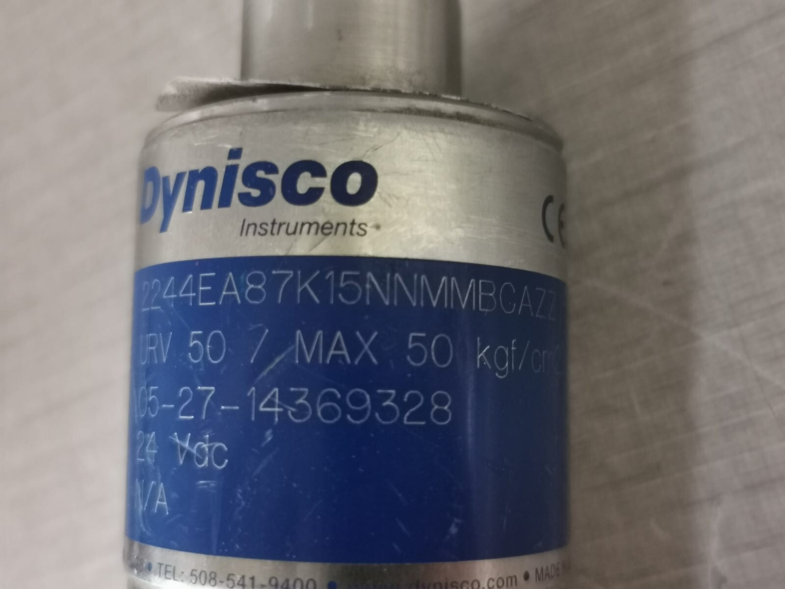 Dynisco 2244EA87K15NNMMBCAZZ DYNISCO 2244EA87K15NNMMBCAZZ PRESSURE TRANSDUCER SENSOR 6