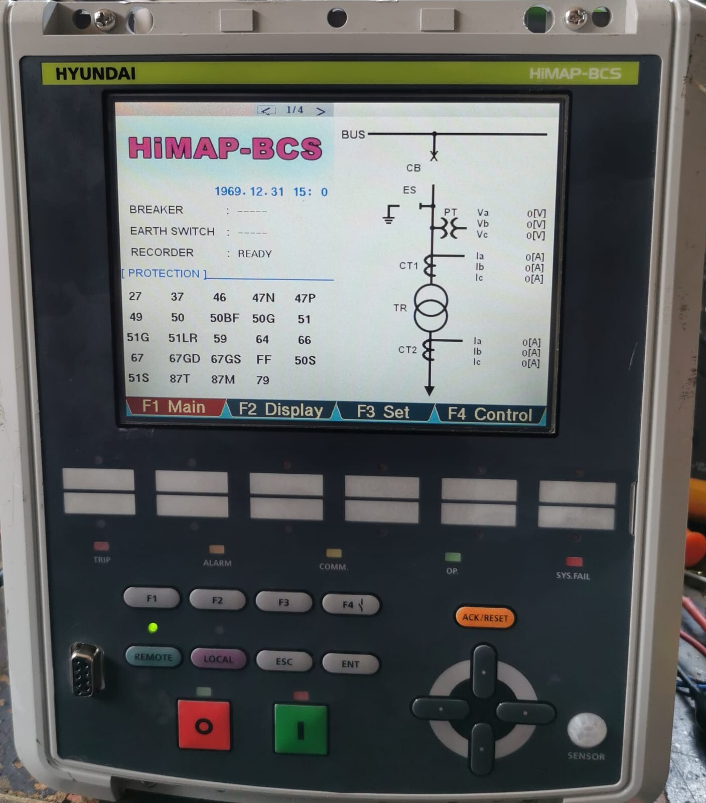 HYUNDAI HIMAP-BCS HYUNDAI HIMAP-BCS MULTIFUNCTIONAL DIGITAL PROTECTION RELAY 2