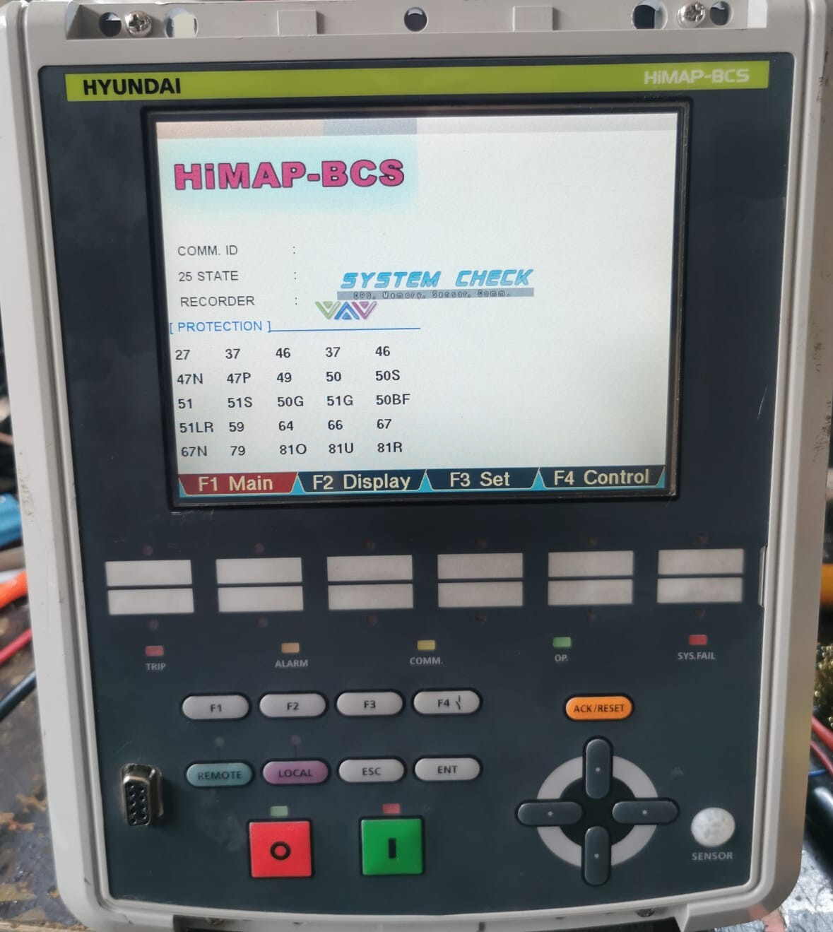 HYUNDAI HIMAP-BCS HYUNDAI HIMAP-BCS MULTIFUNCTIONAL DIGITAL PROTECTION RELAY 4