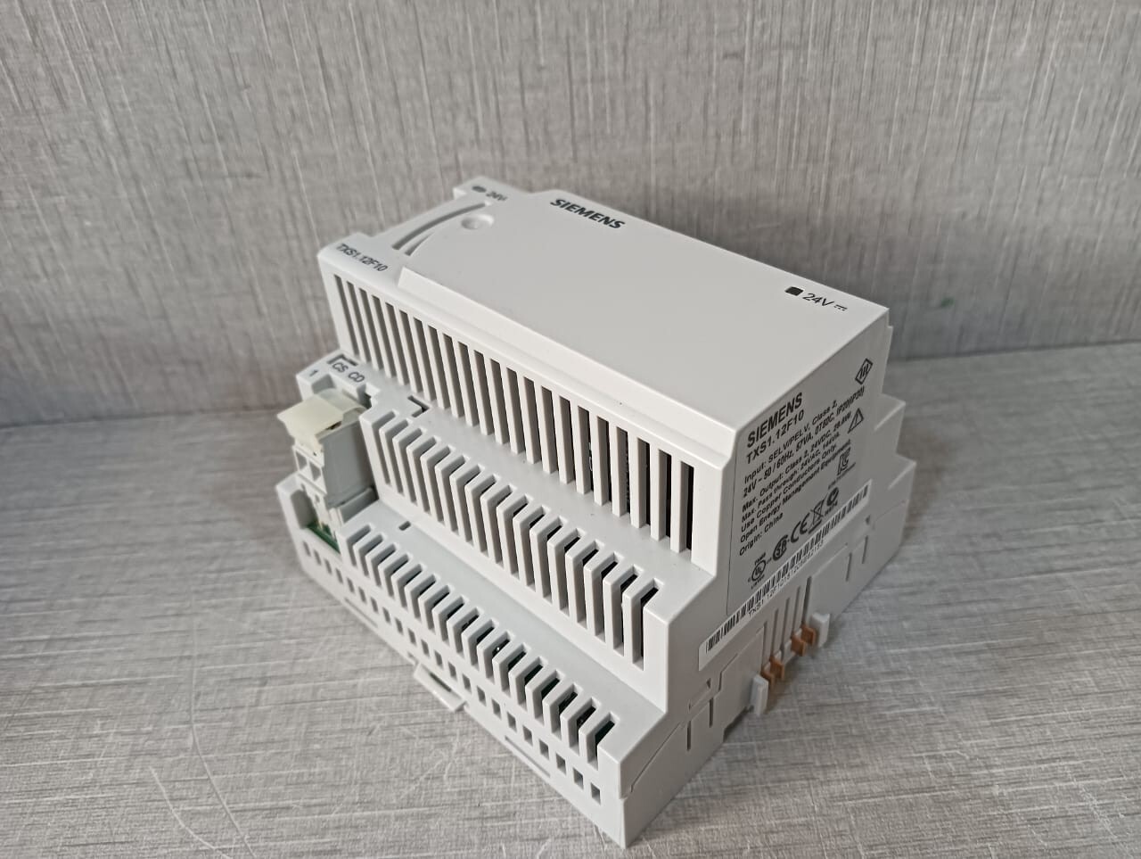 Siemens TXS1.12F10 SIEMENS TXS1.12F10 POWER SUPPLY MODULE(24V-50/60Hz,57VA,0T50C,IP20(IP30) 4