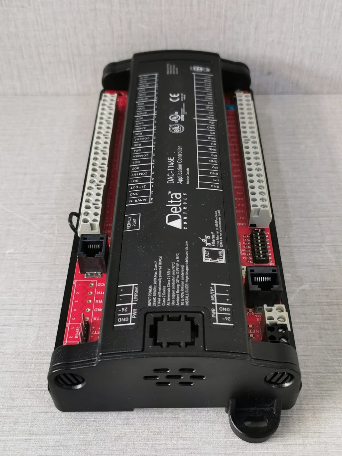Delta DAC-1146E Delta Controls DAC-1146E Application Controller 24V 10