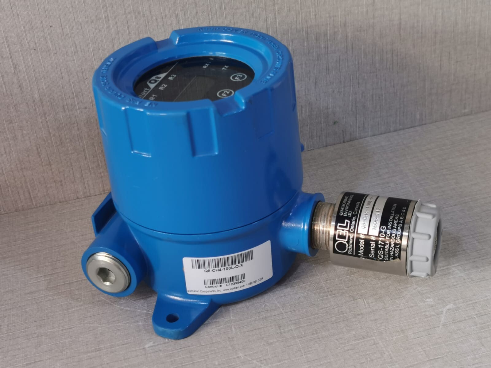 QEL Q8-CH4-100L-O-X QEL Model: Q8-CH4-100L-0-A Gas Transmitter Sensor Q8-CH4-100L-O-X Q8 Series 5