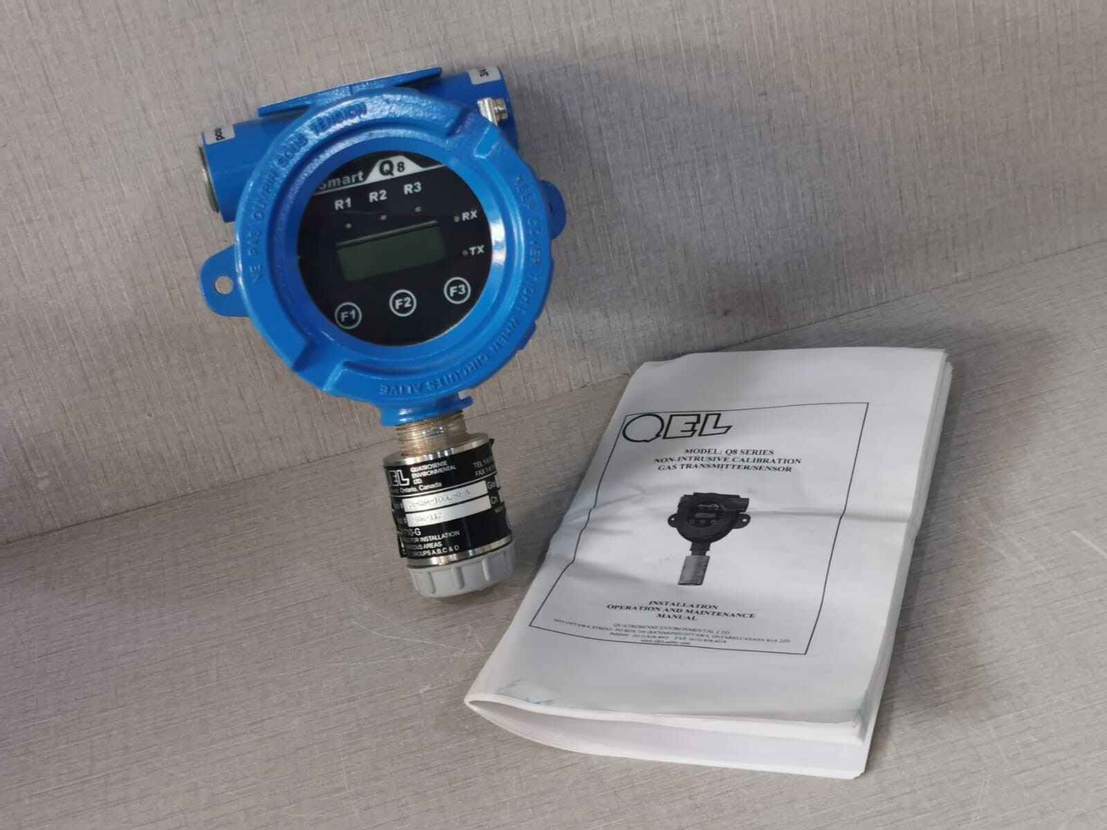 QEL Model: Q8-CH4-100L-0-A Gas Transmitter Sensor Q8-CH4-100L-O-X Q8 Series