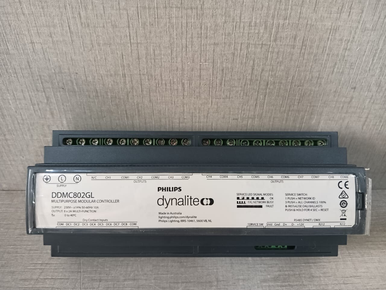 Philips DDMC802GL PHILIPS DYNALITE DDMC802GL MULTIPURPOSE MODULAR CONTROLLER 2