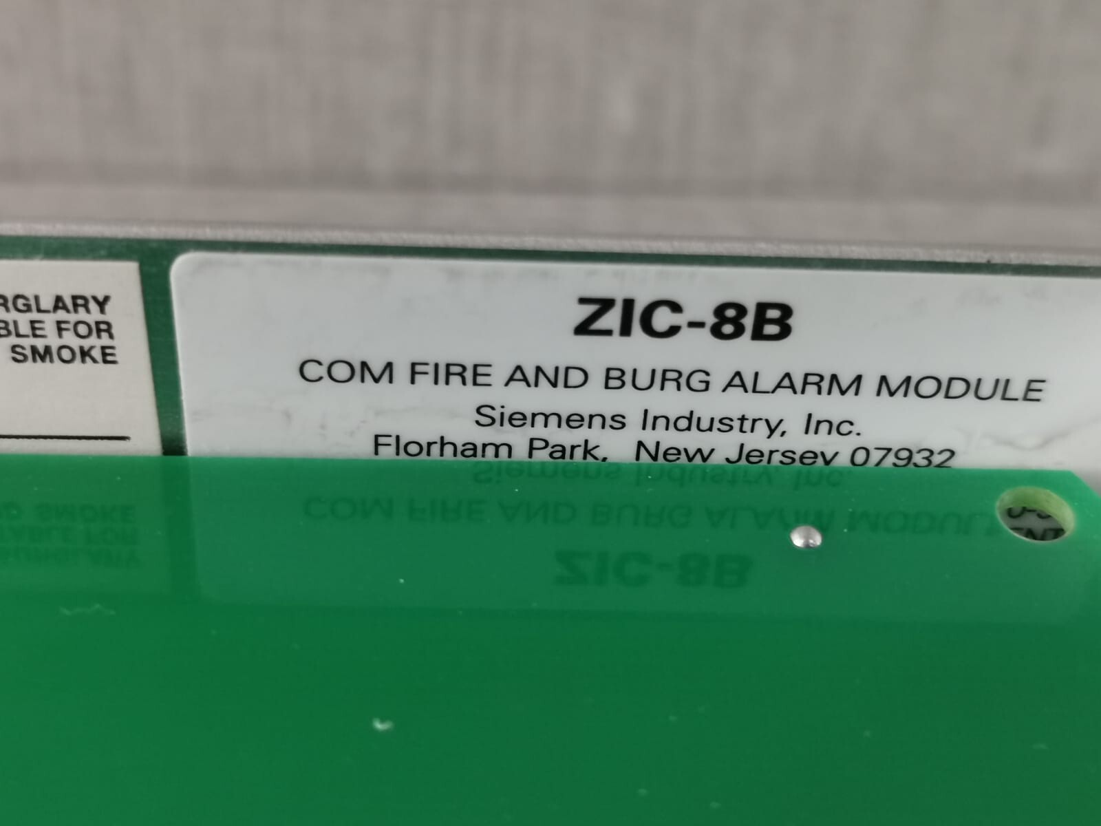 Siemens 580-049443-0 SIEMENS ZIC-8B 580-049443-0 ZONE INDICATING CARD 6