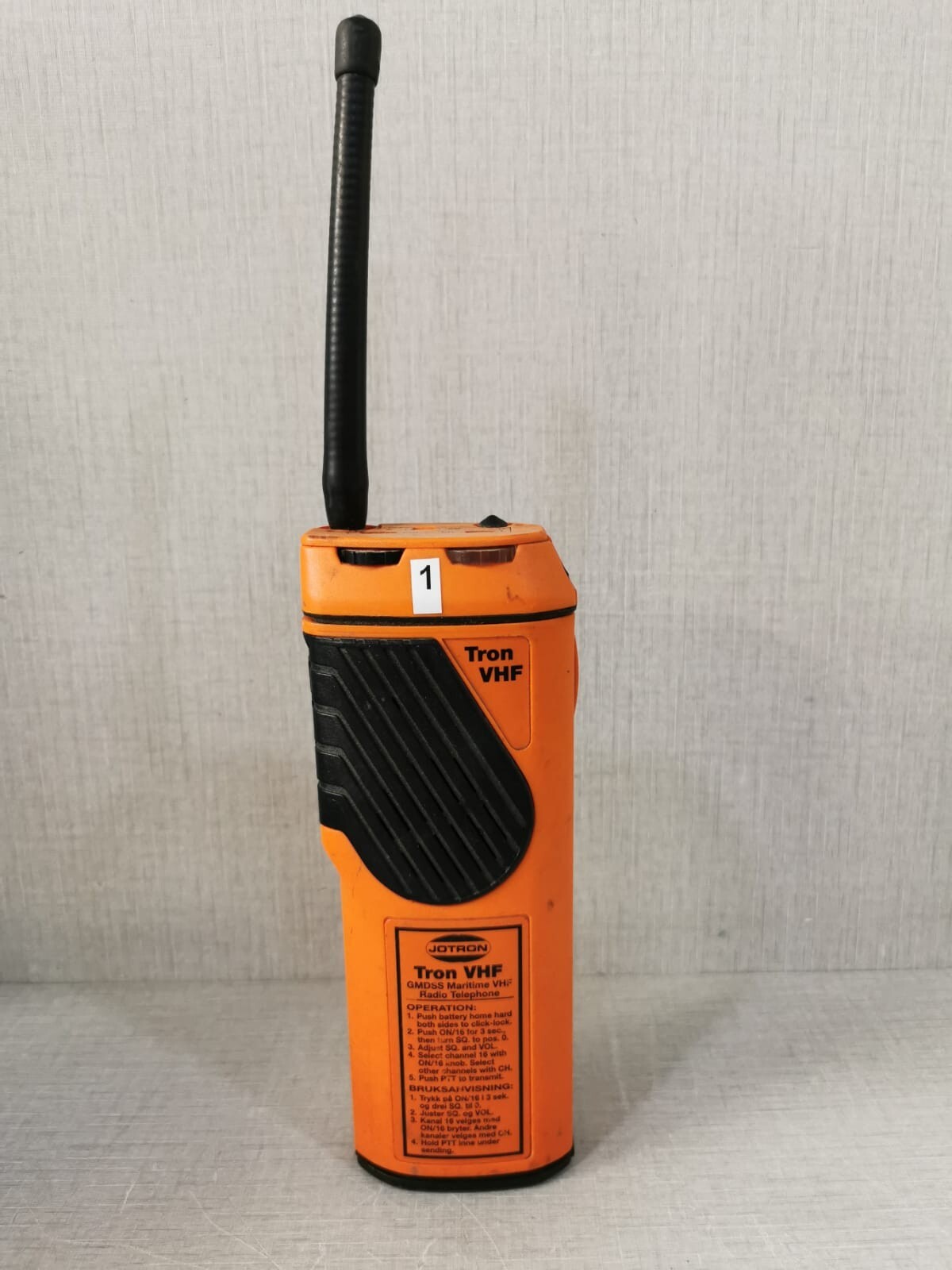 JOTRON TRON-93080 JOTRON Tron VHF GMDSS Maritime VHF Radio Phone with Tron 93080 Charging Station 3