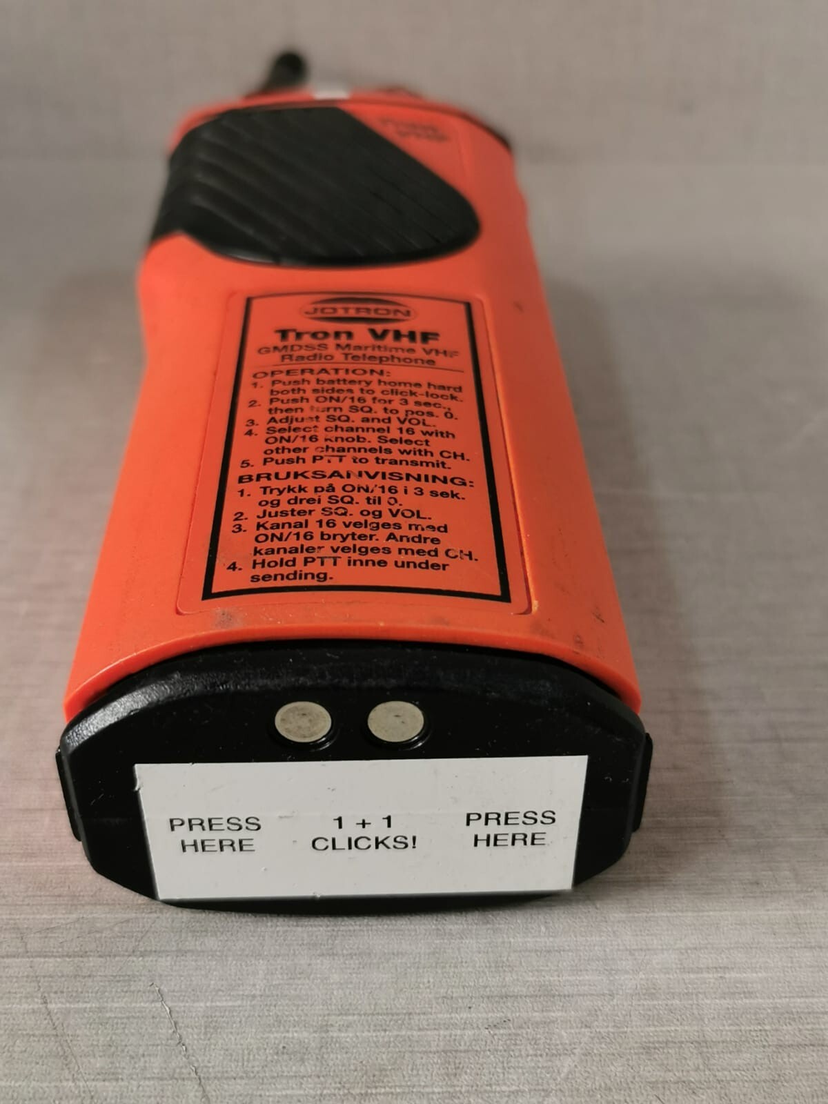 JOTRON TRON-93080 JOTRON Tron VHF GMDSS Maritime VHF Radio Phone with Tron 93080 Charging Station 10